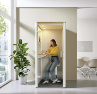 Cabina insonorizada individual para llamadas y videoconferencias